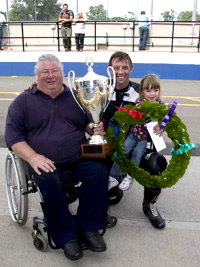 Gary Bryan and Mike Hose with the Championship Cup - ©Tony Roberts